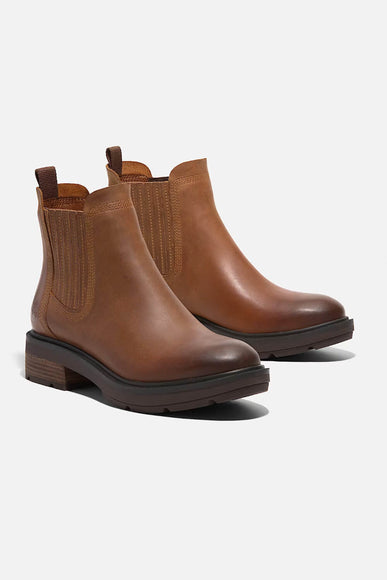 Timberland Brimfield Mid Chelsea Booties for Women in Brown Full-Grain