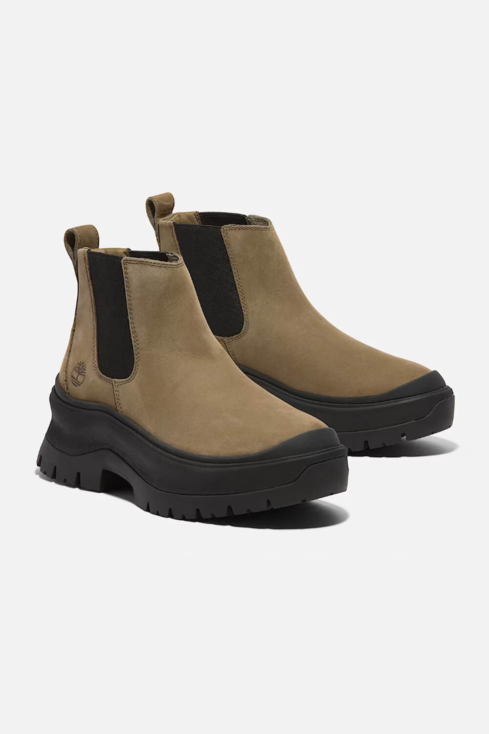 Olive chelsea boots womens hotsell