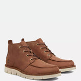 Timberland Westmore Moc-Toe Chukka Boots for Men in Medium Brown Nubuck 