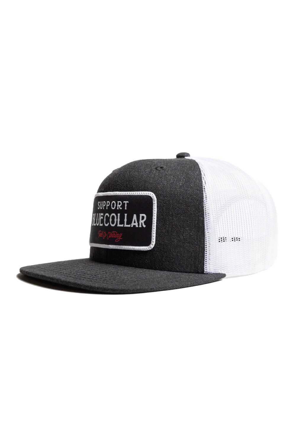 Troll Co. DCHM Curved Brim Trucker Hat for Men in Black