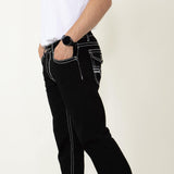 True Luck Blake Bootcut Jeans for Men in Black 