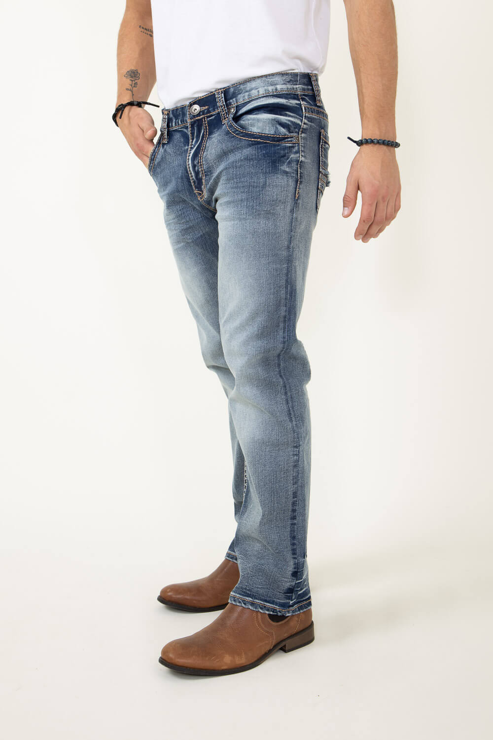 True Luck Arlington Bootcut Stretch for Men – Jeans Glik\'s TL17150019 