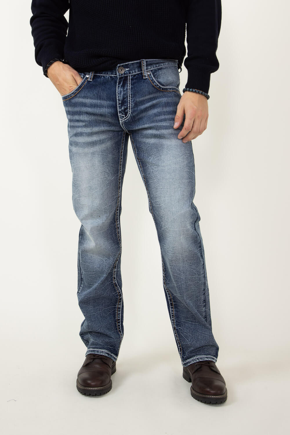 True Luck Camillo Bootcut Jeans for Men | TL22031608 – Glik's