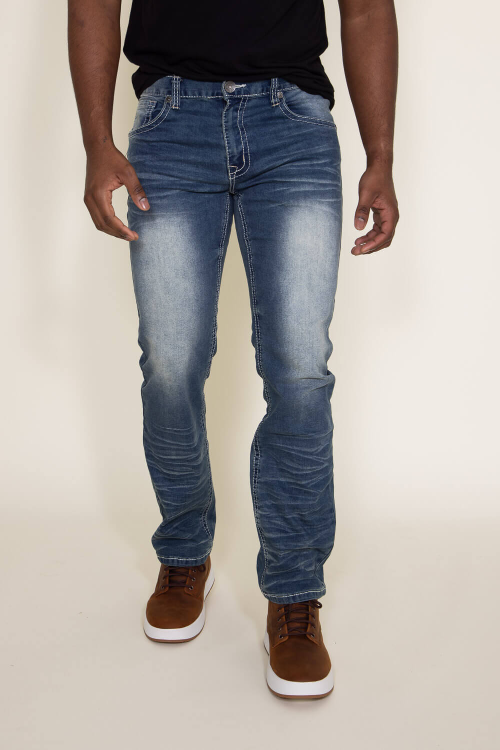 True Luck Alfred Bootcut Jeans for Men | TL19350502 – Glik's