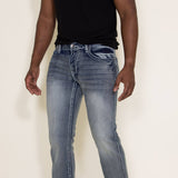 True Luck Dominic Bootcut Stretch Jeans for Men