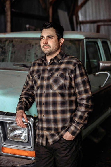 Kuhl Dillingr Flannel Shirt for Men in Desert Night