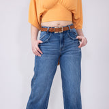 Vervet High Rise Baggy Wide Jeans for Women