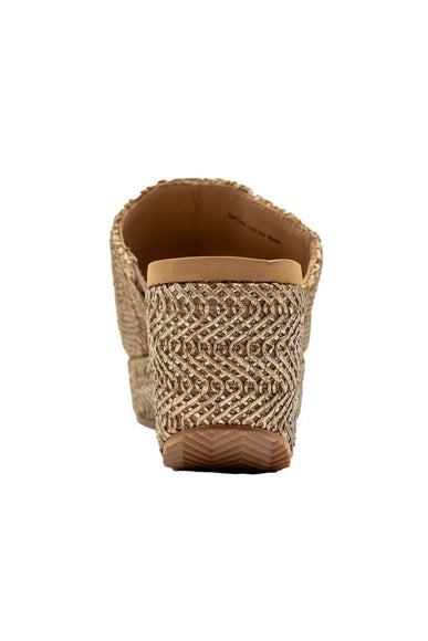 Volatile Canteen Woven Wedge Sandals for Women in Brown