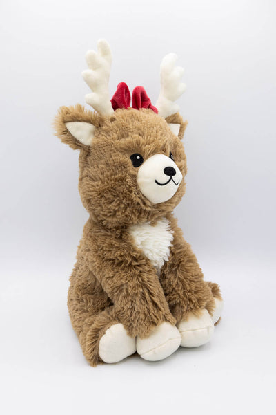 Warmies Brown Reindeer With Bow | CP-REI-2 – Glik's