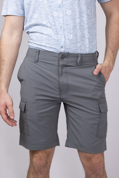 WearFirst Men's Cargo 10" Shorts in Gargoyle