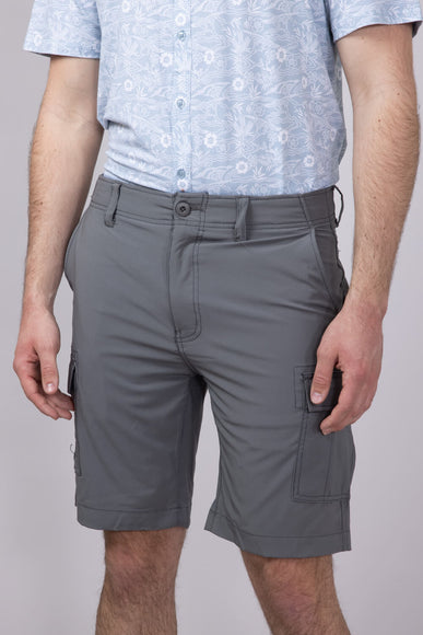 WearFirst Men's Cargo 10" Shorts in Gargoyle