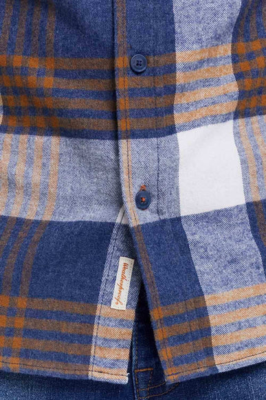 Weatherproof Vintage Brushed Flannel for Men in Blue