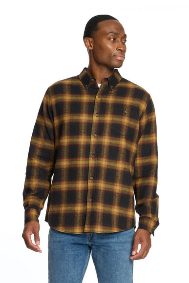 Weatherproof Vintage Brushed Flannel for Men in Inca Gold