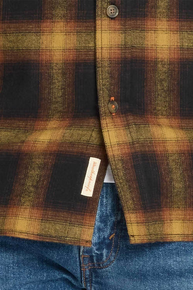 Weatherproof Vintage Brushed Flannel for Men in Inca Gold