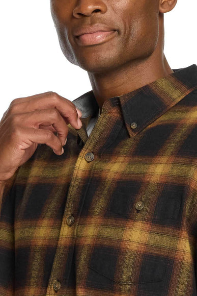 Weatherproof Vintage Brushed Flannel for Men in Inca Gold