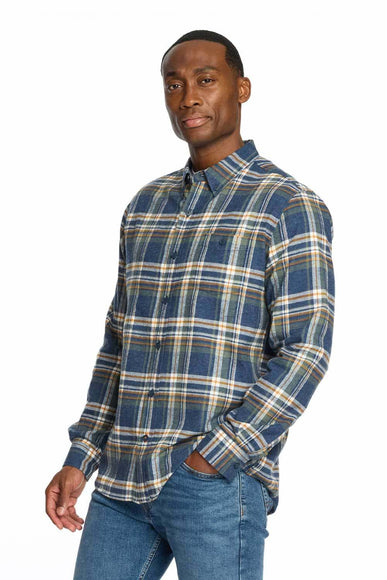 Weatherproof Vintage Brushed Flannel for Men in Parisian Night