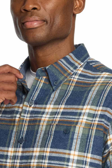 Weatherproof Vintage Brushed Flannel for Men in Parisian Night