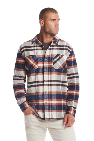 Weatherproof Vintage Brushed Lumber Jack Shirt Jacket for Men in Natural 