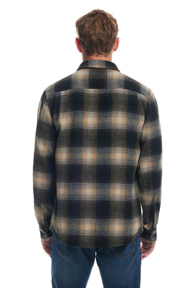 Weatherproof Vintage Brushed Lumber Jack Shirt Jacket for Men in Black