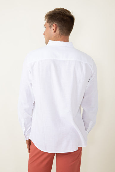 Weatherproof Vintage Country Twill Shirt for Men in White 