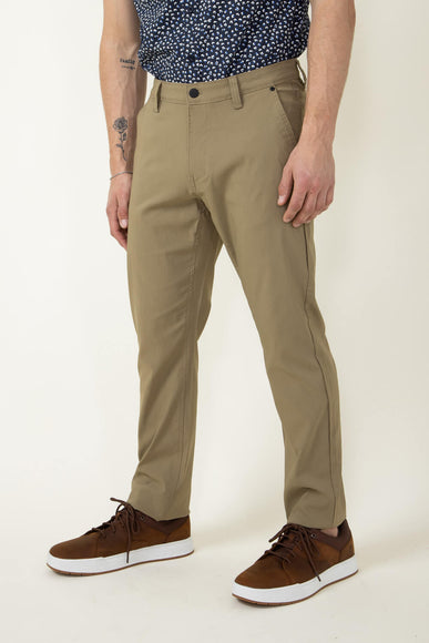 Weatherproof Vintage Faille Pants for Men in Khaki