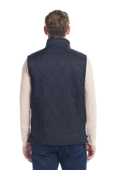 Weatherproof Vintage Hex Quilted Light Weight Vest for Men in Black 