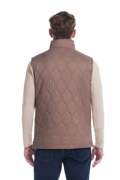 Weatherproof Vintage Hex Quilted Light Weight Vest for Men in Mountain Trail 