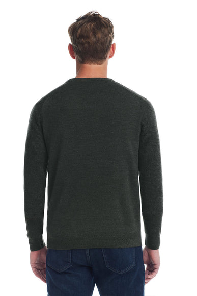 Weatherproof Vintage Raglan Sweater for Men in Dark Olive