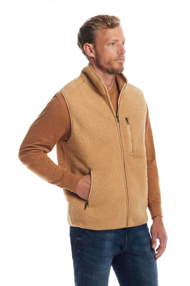 Weatherproof Vintage Teddy Sherpa Vest for Men in Whey