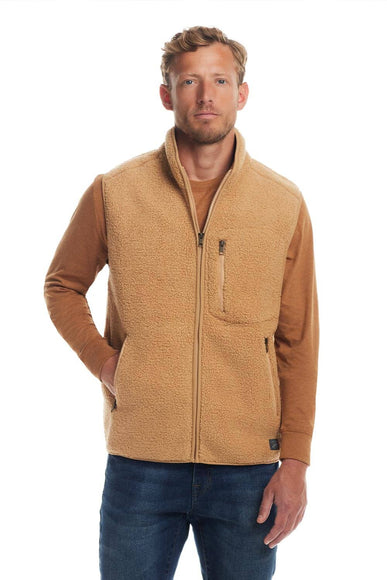 Weatherproof Vintage Teddy Sherpa Vest for Men in Whey