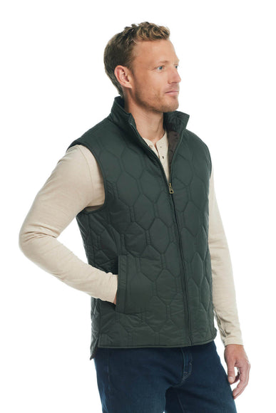  Weatherproof Vintage Hex Quilted Light Weight Vest for Men in Rosin 