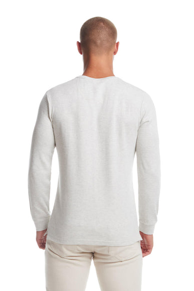 Weatherproof Vintage Waffle Crewneck Shirt for Men in Oatmeal 