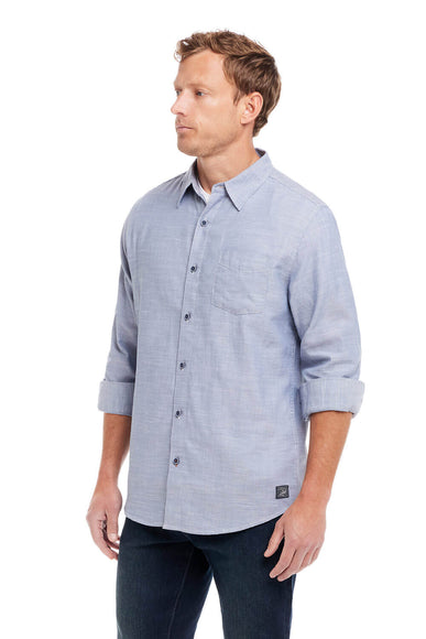 Weatherproof Vintage Winter Oxford Button Down Shirt for Men in Bering Sea 