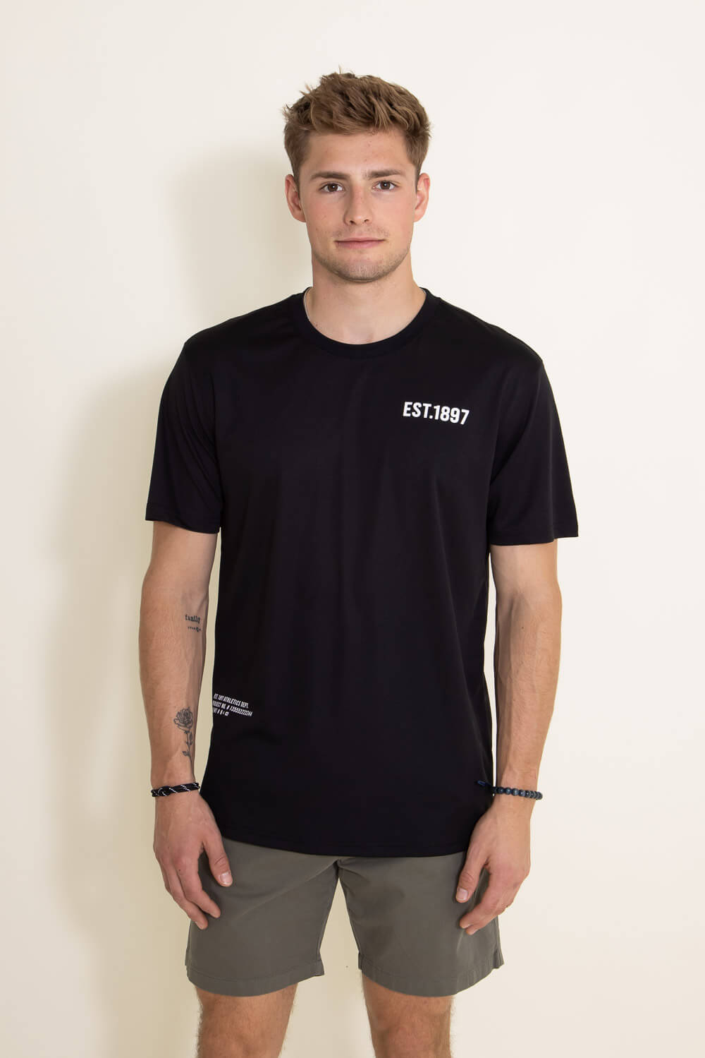 Est. 1897 Tech Black Glik\'s T-Shirt | Men in – CTME694S-BLK for
