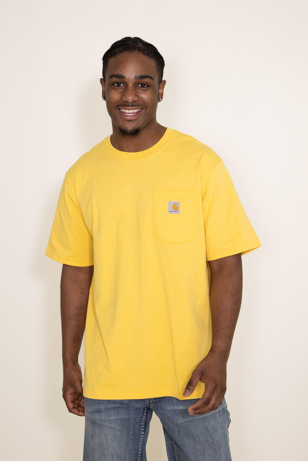 Spykar Men Yellow Cotton Regular Fit Half Sleeve Plain Polo T-Shirt -  mptfp1bc150yellow