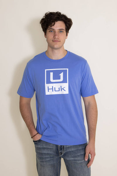  HUK Men's Standard Performance Fishing Logo Tee-Short Sleeve