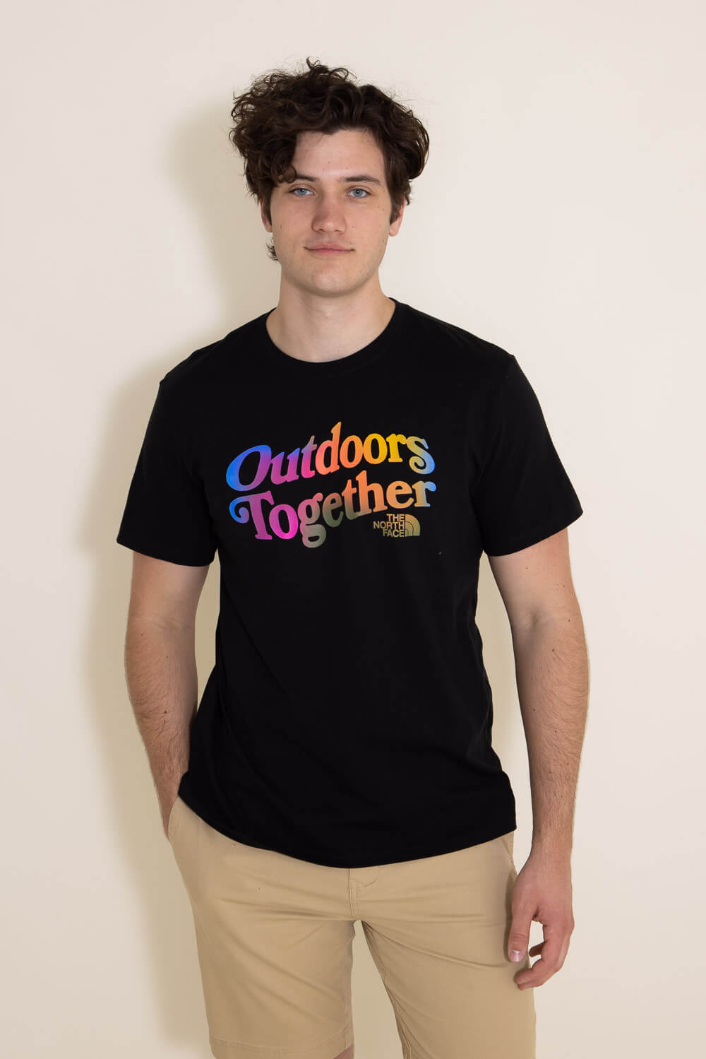 The North Face Pride T-Shirt for Men in Ombre Black | NF0A811V-A68