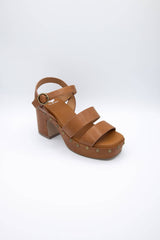 Yellow Box Orsha Platform Heels for Women in Brown | ORSHA-TAN