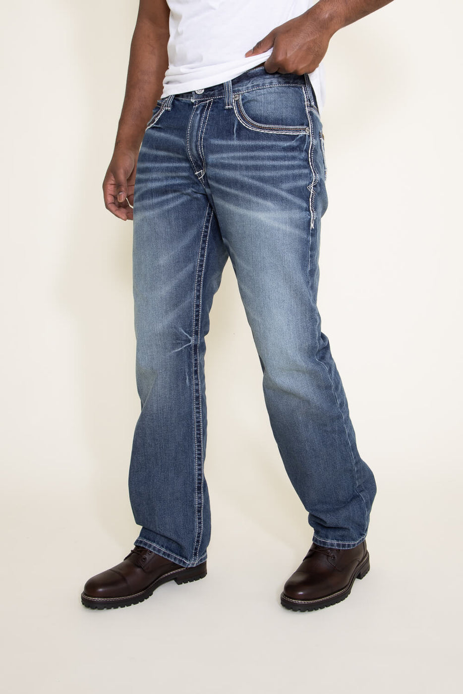 Product Name: Ariat Men's M4 Coltrane Durango Low Rise Fashion Boot Cut  Jeans