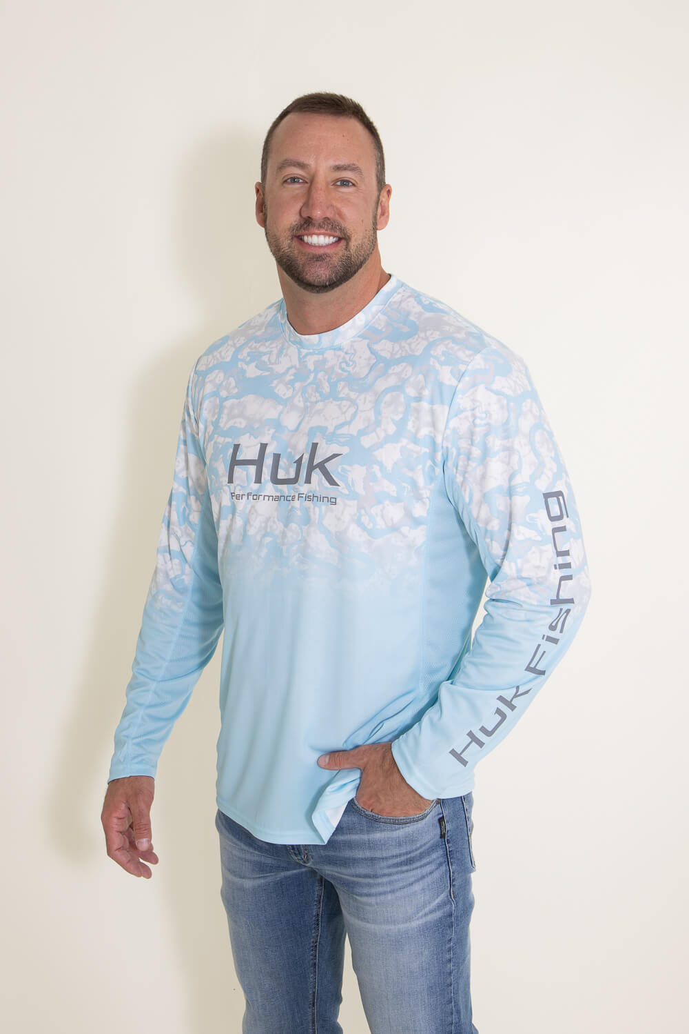 Huk White Fishing Shirts & Tops for sale