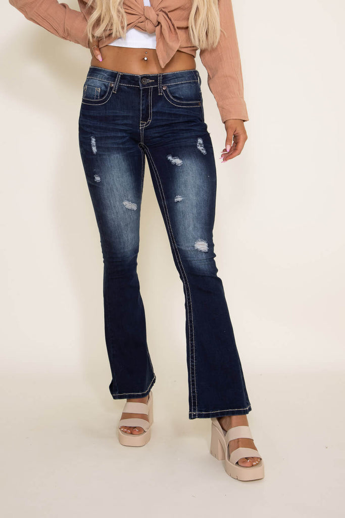 Flare Jeans • Clean Black – Tonya's Treasures Inc.