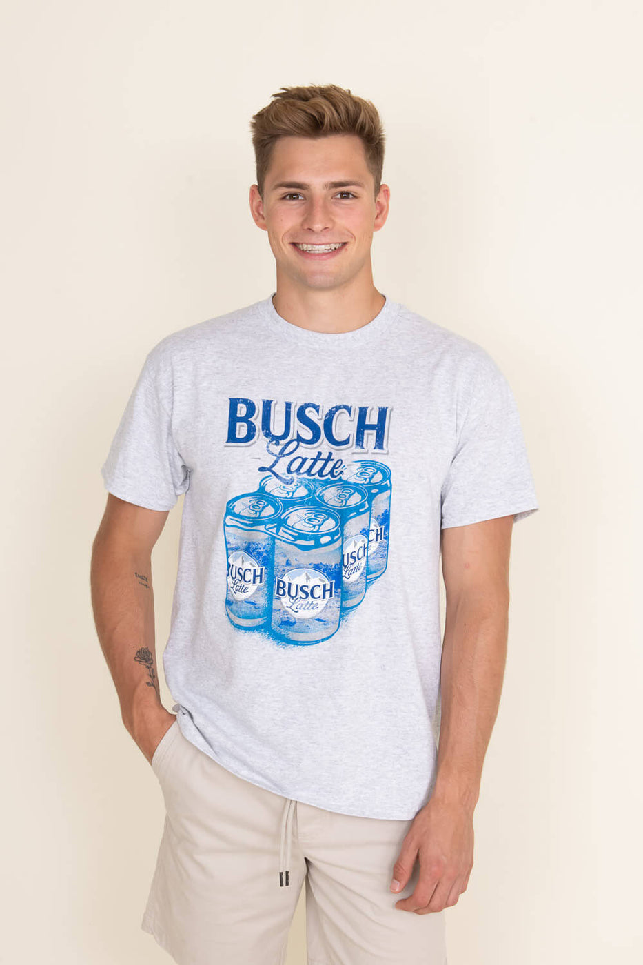 Brew City Apparel Busch Light Bass Fishing T-Shirt for Men in Baby Blu –  Glik's