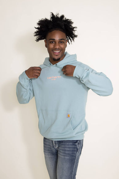 Carhartt Lightweight Hoodie for Men in Surf Blue