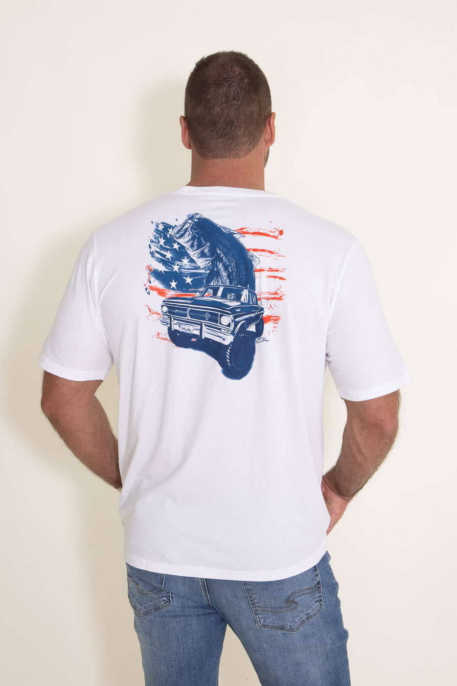 Ford Bronco Men's Neon Sign T-Shirt