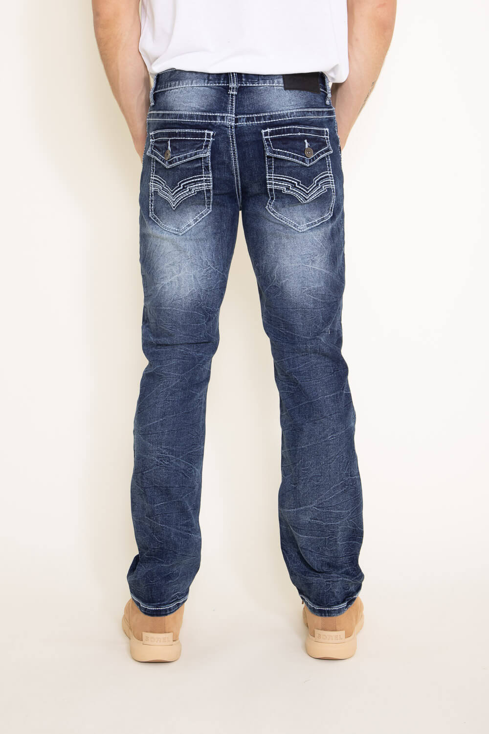 True Luck Blake Bootcut Stretch Jeans for Men