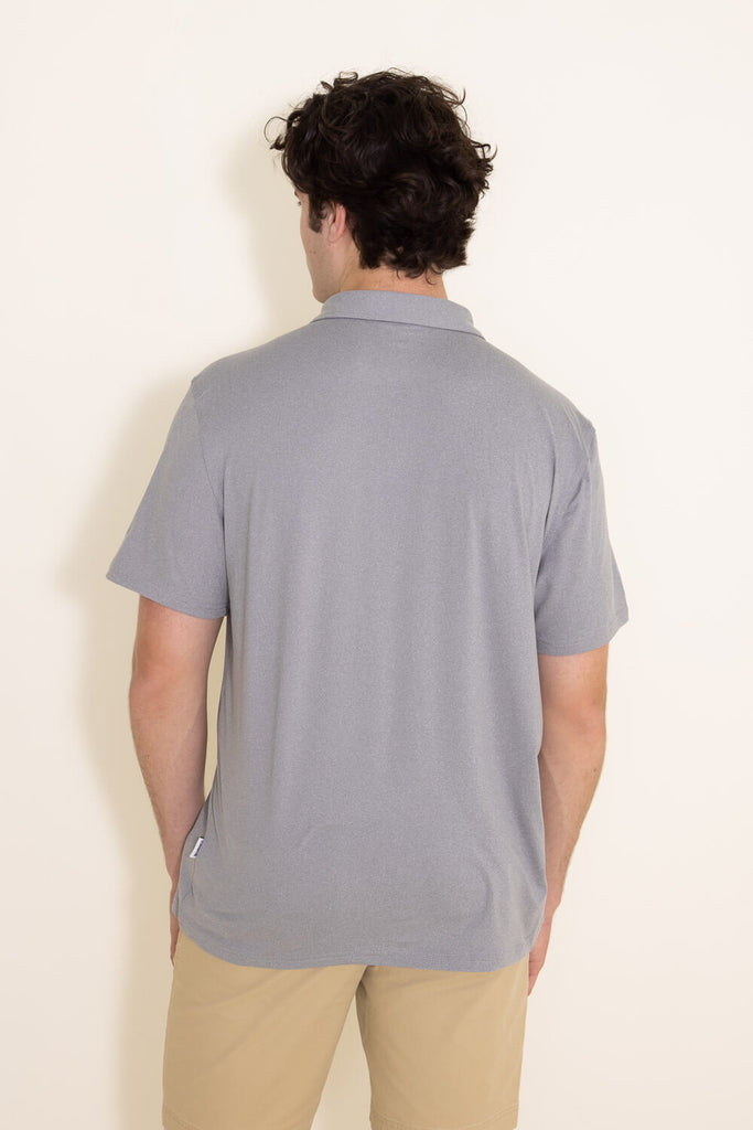 WearFirst All Day Performance Shirt for Men in Grey Heather