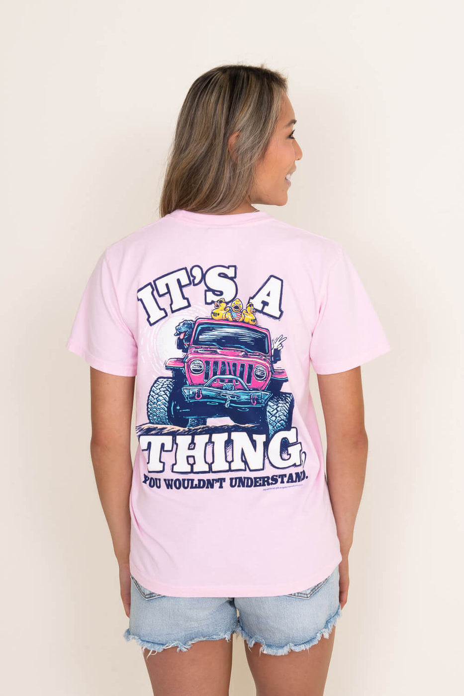 Jeep Thing T-Shirt in Pink | 3086-BLOSSOM – Glik's