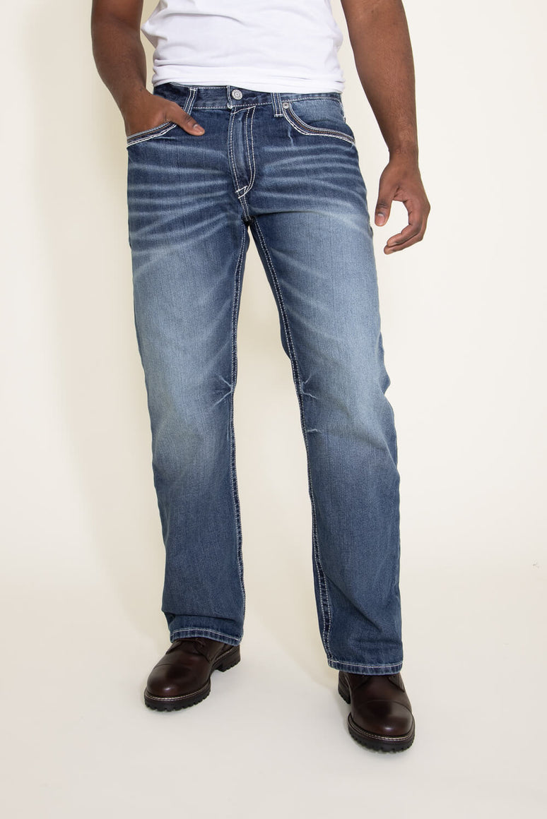 Ariat M4 Coltrane Relaxed Bootcut Jeans for Men | 10017511-DURANGO – Glik's