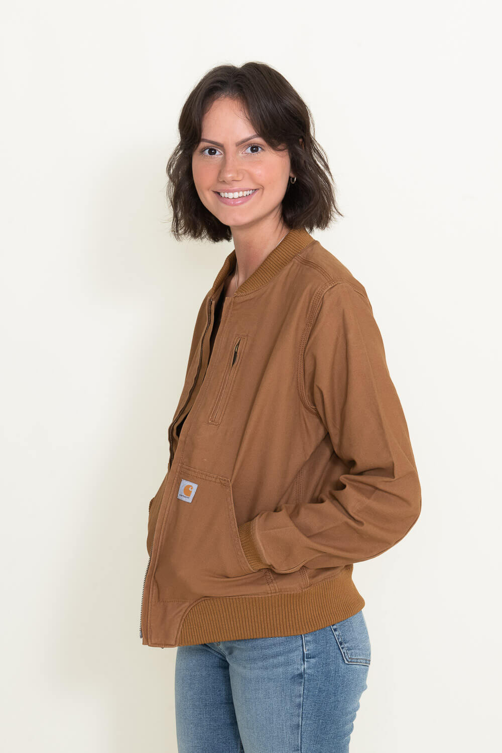 Carhartt womens Relaxed Fit Fleece Coat Work Utility Outerwear