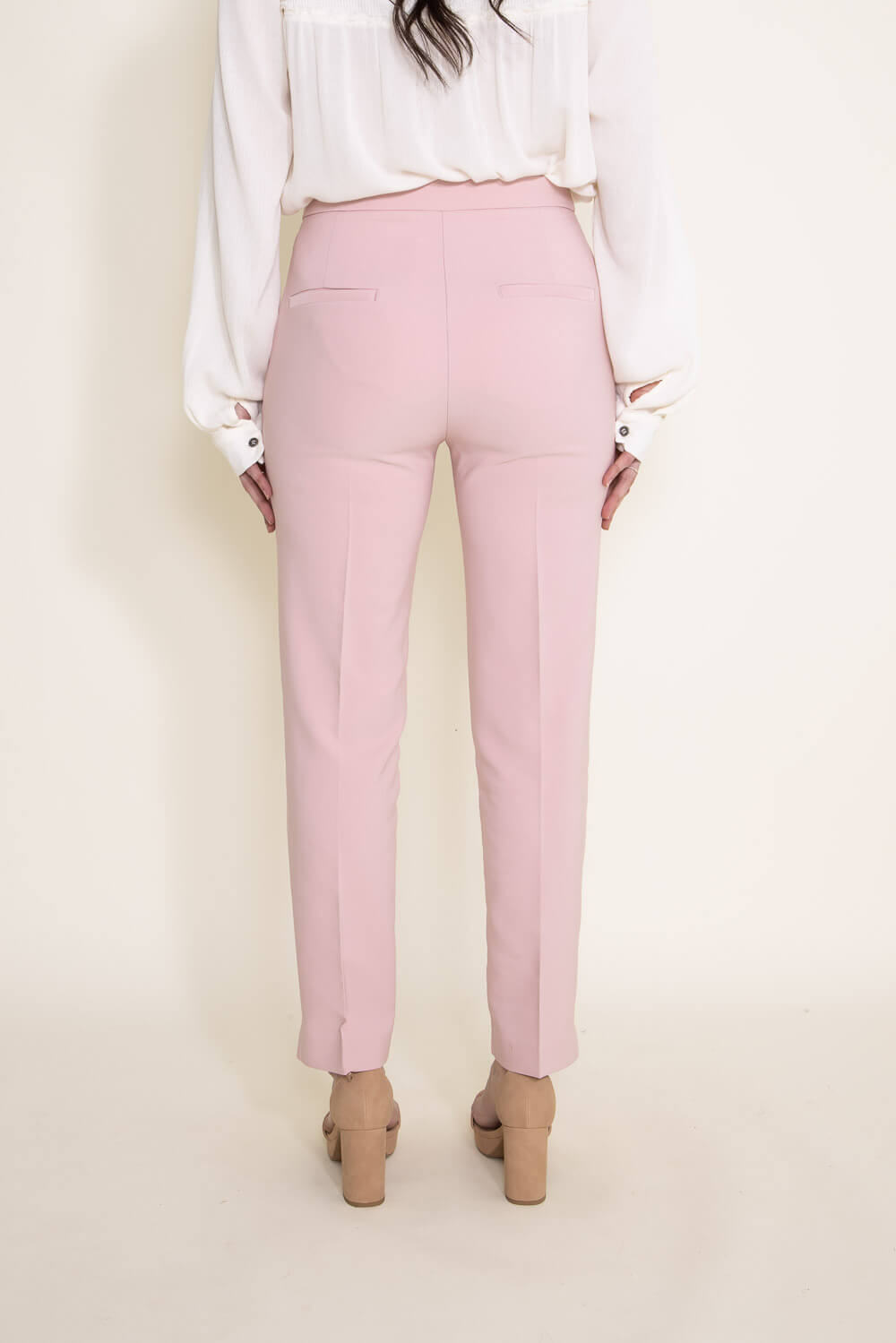 Business Casual Pants for Women High Waisted Bow Belted Suit Pants